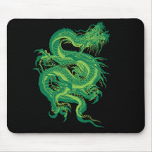 green.dragon tapis de souris