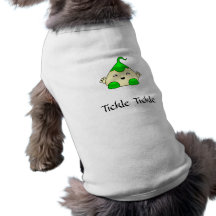 Green Kawaii Tickle Monster Doggie Tee Shirt