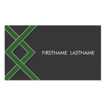 Green Knot Personal Networking Business Cards