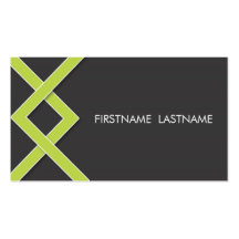 Green Knot Personal Networking Business Cards