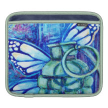 Grenade de papillon, douille d'art pour l'ipad poches iPad
