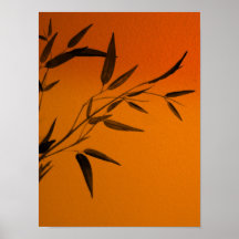 Grenadine et bambou poster