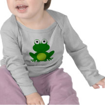 Grenouille avec du charme de bande dessinée t-shirt
