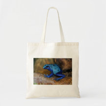 Grenouille bleue Dendrobates Azureus de dard de po Sacs De Toile