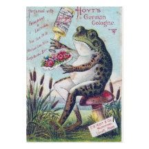 Grenouille de Cologne d'Allemand Carte De Visite