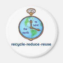 Grenouille de l'environnement de jour de la terre magnets pour réfrigérateur