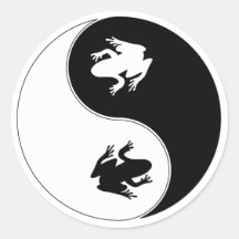 Grenouille de Yin Yang Adhésif