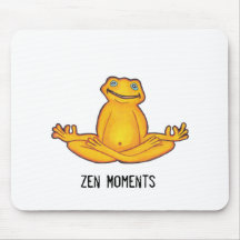 Grenouille de yoga - moments Mousepad de zen Tapis De Souris