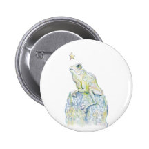 Grenouille d'observation des étoiles badge