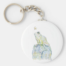 Grenouille d'observation des étoiles porte-clefs