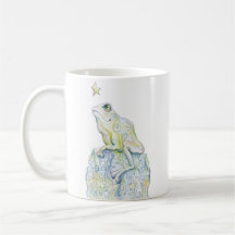 Grenouille d'observation des étoiles tasse à café