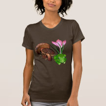 Grenouille et champignon t-shirt
