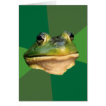 Grenouille fétide de célibataire carte de vœux