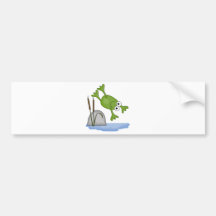 grenouille idiote de plongée adhésifs pour voiture