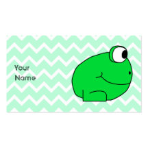 Grenouille Modèle De Carte De Visite