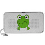 Grenouille verte. Regard confus Haut-parleur Portable