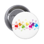 Grenouilles d'arc-en-ciel badge