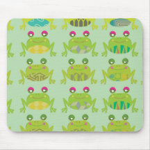 grenouilles géniales de froggy tapis de souris