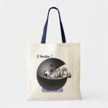 Grève de boule de bowling sacs fourre-tout