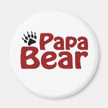 Griffe d'ours de papa magnets