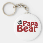 Griffe d'ours de papa porte-clé