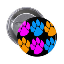 GRIFFES MULTICOLORES de TIGRE du TIGRE 80s de CORE Badges
