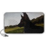 Griffonnage de berger allemand haut-parleurs mp3