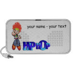 griffonnage de hip hop haut-parleur ordinateur portable
