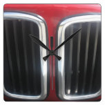 Gril jumeau rouge de reins de BMW Horloges Murales