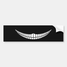 Grimace de Cheshire Autocollants Pour Voiture