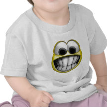 Grimacerie du visage souriant heureux t-shirt