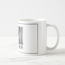 Grimpeur de code barres tasse à café