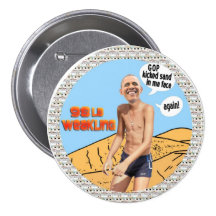 Gringalet d'Obama 98lb Badge Avec Épingle