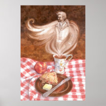 Gris de comte pour le petit déjeuner posters