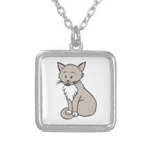 Gris de conversation pendentif