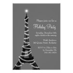 Gris d'invitation de Tour Eiffel de vacances