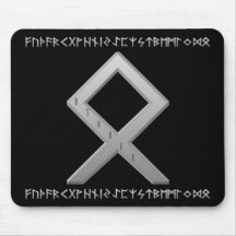 Gris d'Othala Rune Tapis De Souris