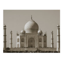 gris du Taj Mahal Carte Postale