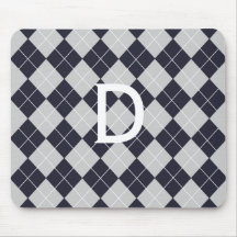 Gris et Jacquard Mousepad de marine Tapis De Souris