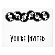 Gris record de rangée invitations