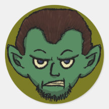 Grondement de vampire autocollants ronds