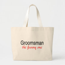 Groomsman le drôle sac en toile