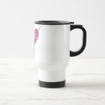 Gros rose de bateau de rétrofusée mug