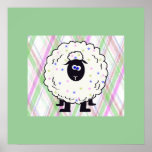 Grosse affiche de moutons