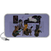 Grosse confiture de chats haut-parleur iPod