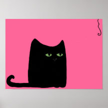 Grosse copie de chat (choisissez votre couleur, ta affiche
