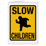 Grosse parodie de plaque de rue d'enfant d'enfants cartes