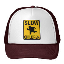 Grosse parodie de plaque de rue d'enfant d'enfants casquettes