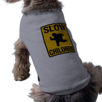 Grosse parodie de plaque de rue d'enfant d'enfants vêtements pour animaux domestiques
