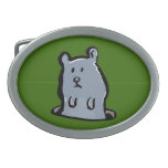 groundhog boucles de ceinture ovales